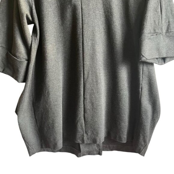 Joseph Ribkoff Cowl Neck Coat Size 6 Gray - Picture 3 of 12